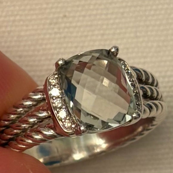 David Yurman Prasiolite Petite Wheaton Ring